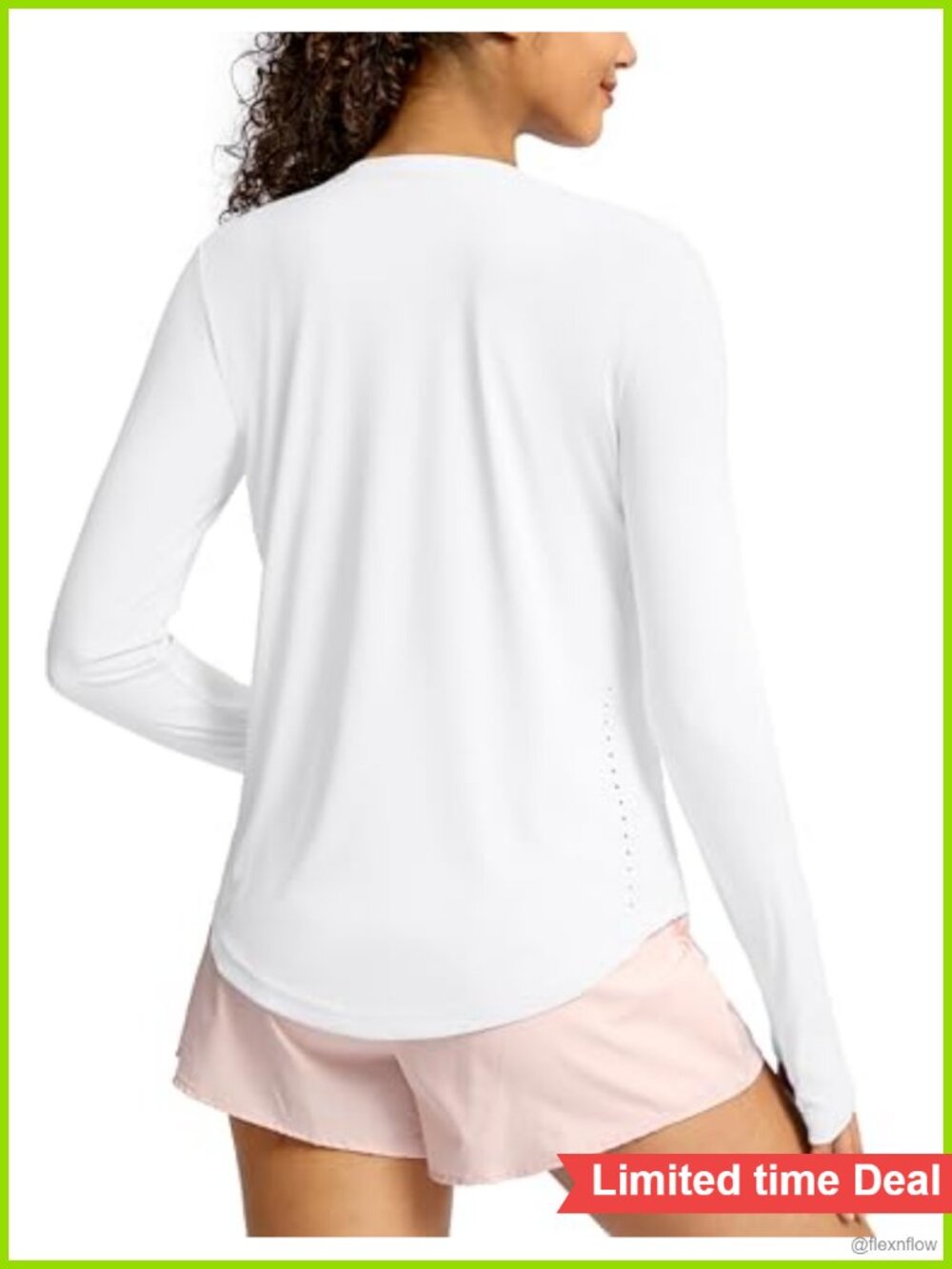 Soothfeel Women's Long Sleeve Workout Top Thumbholes UPF 50+ Running Shirt